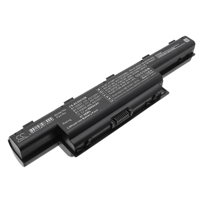 Batterie pour Acer Travelmate 5740Z (8800 mAh/97.68 Wh, 11.1 V)