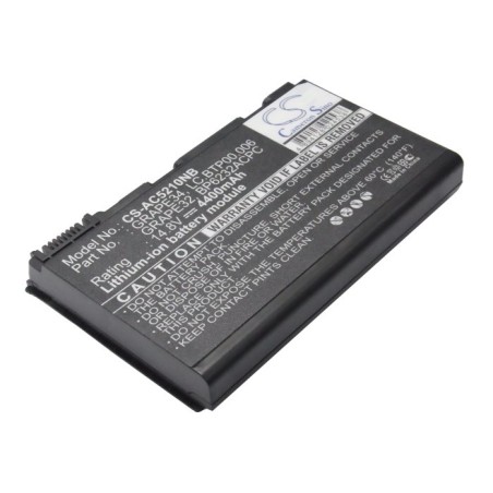 Batterie pour Acer TravelMate 5720-4A2G16Mi (4400 mAh/65.12 Wh, 14.8 V)