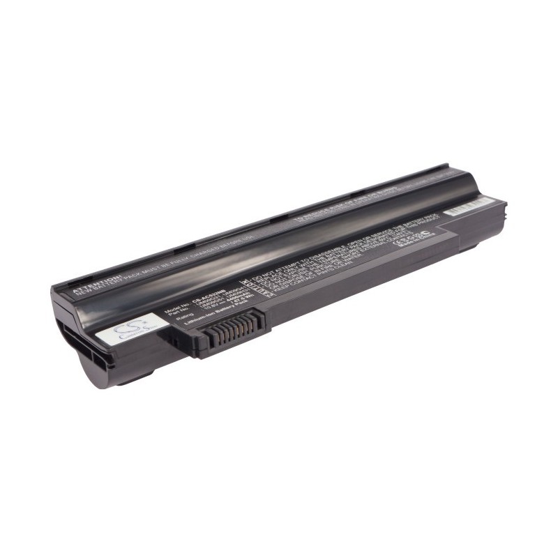 Batterie pour Acer aspire one 532h-2964 (4400 mAh/47.52 Wh, 10.8 V)