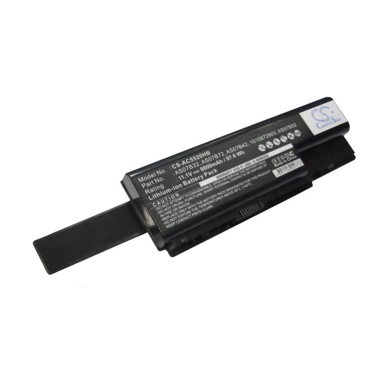 Batterie pour Acer Aspire 7720G-5A2G16Mi (8800 mAh/97.68 Wh, 11.1 V)