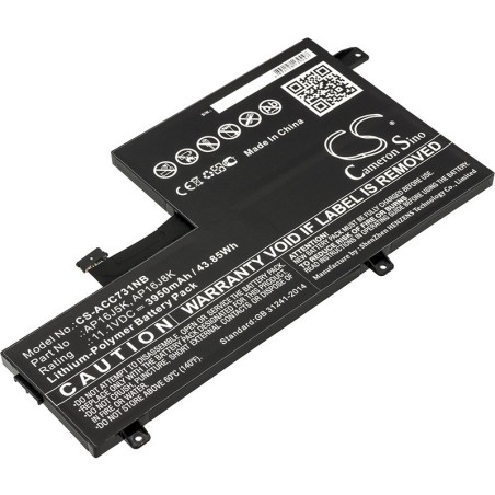 Batterie pour Acer C731-C8LF-CA (3950 mAh/43.85 Wh, 11.1 V)