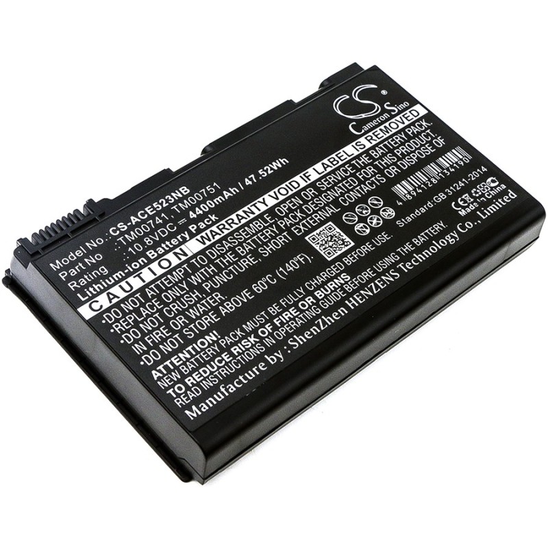 Batterie pour Acer GRAPE32 (4400 mAh/47.52 Wh, 10.8 V)