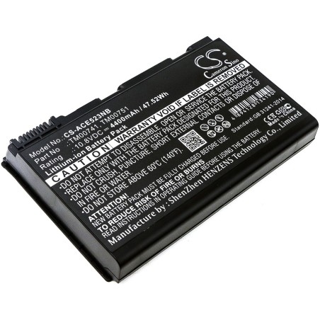 Batterie pour Acer Extensa 5120 (4400 mAh/47.52 Wh, 10.8 V)