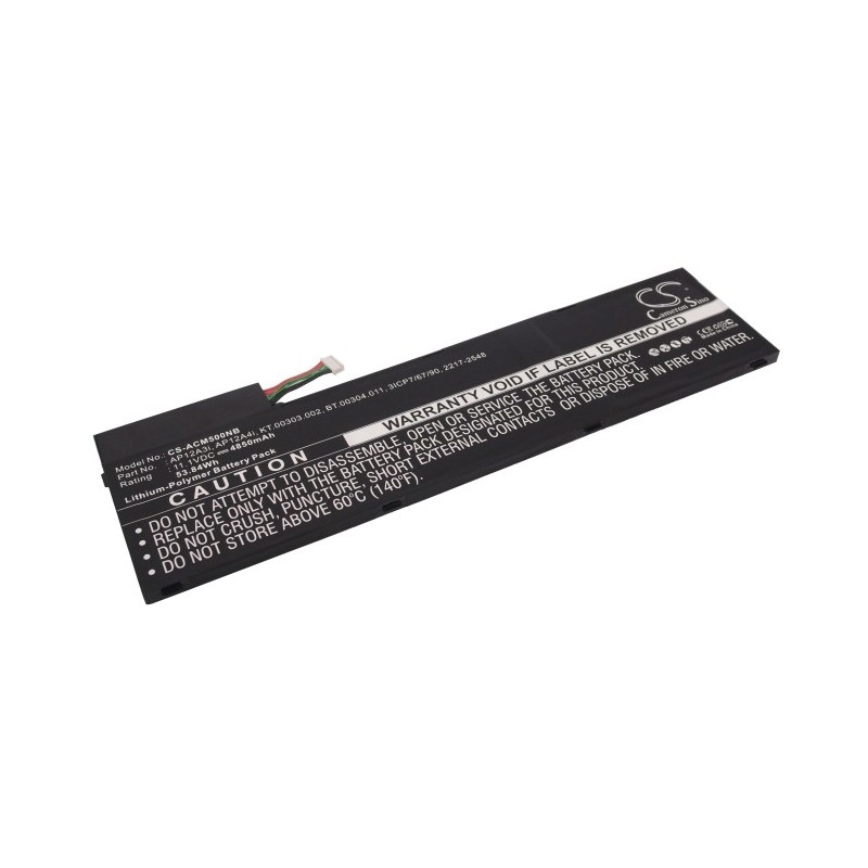 Batterie pour Acer Aspire M3 (4850 mAh/53.84 Wh, 11.1 V)
