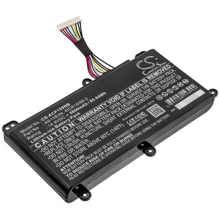 Batterie pour Acer Predator 21X (5800 mAh/85.84 Wh, 14.8 V)
