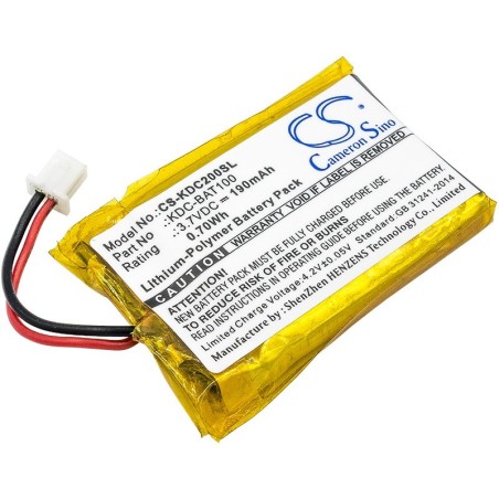 Batterie pour KOAMTAC KDC-200 (190 mAh/0.7 Wh, 3.7 V)