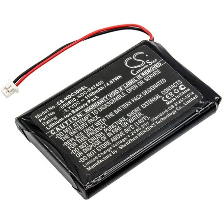 Batterie pour KOAMTAC KDC30 (1100 mAh/4.07 Wh, 3.7 V)