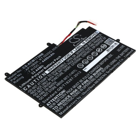 Batterie pour Acer Switch 11 (4400 mAh/33.44 Wh, 7.6 V)