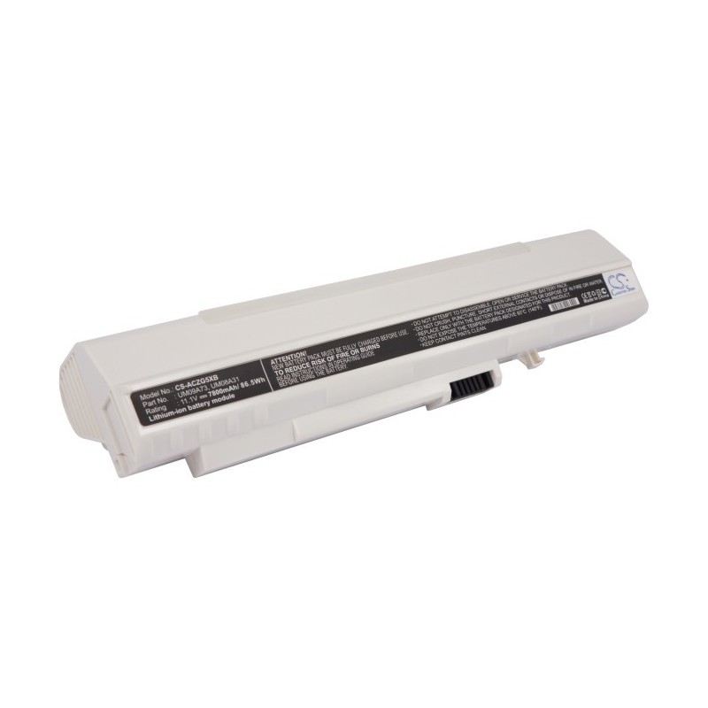 Batterie pour Gateway LT1000 (7800 mAh/86.58 Wh, 11.1 V)
