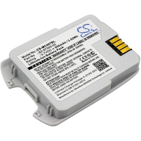 Batterie pour Motorola CS4070-SR (950 mAh/3.52 Wh, 3.7 V)
