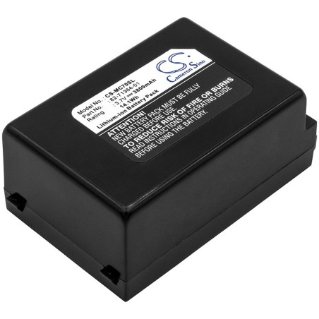 Batterie pour Symbol MC7004 (3800 mAh/14.06 Wh, 3.7 V)