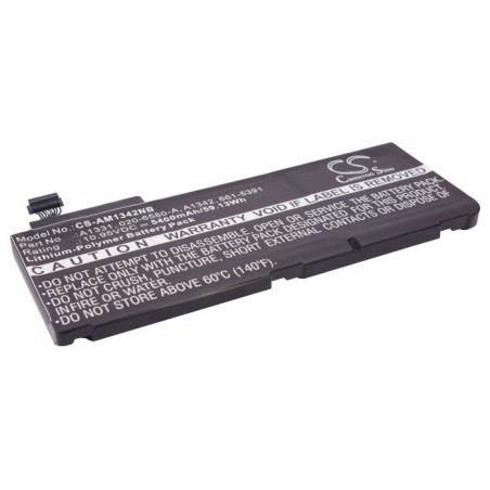 Batterie pour Apple A1342 (5400 mAh/59.13 Wh, 10.95 V)