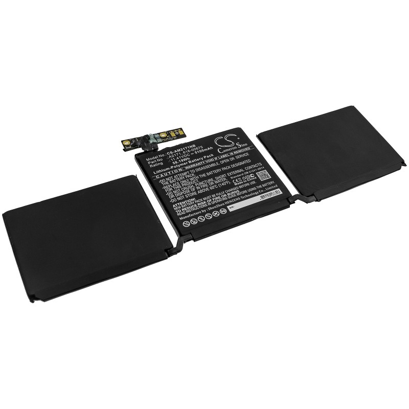 Batterie pour Apple MUHP2LL/A (5100 mAh/58.19 Wh, 11.41 V)