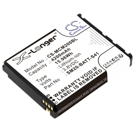 Batterie pour M3 Mobile SM20 X (4200 mAh/15.96 Wh, 3.8 V)