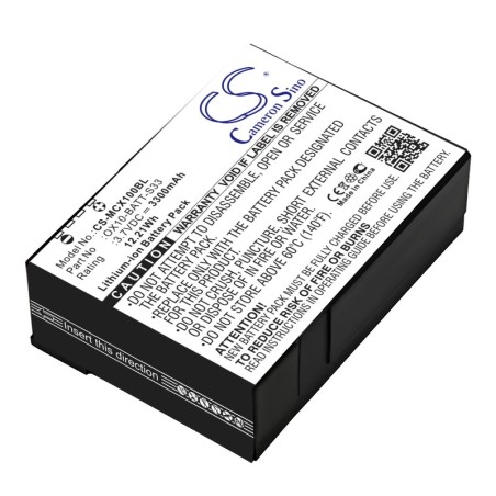 Batterie pour M3 Mobile Orange (3300 mAh/12.21 Wh, 3.7 V)
