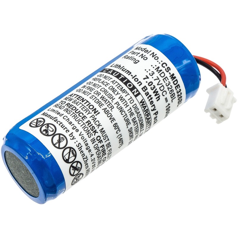 Batterie pour Mindeo CS3260 (1900 mAh/7.03 Wh, 3.7 V)