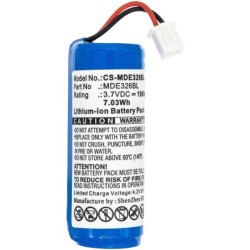Batterie pour Mindeo CS2290 (1900 mAh/7.03 Wh, 3.7 V)