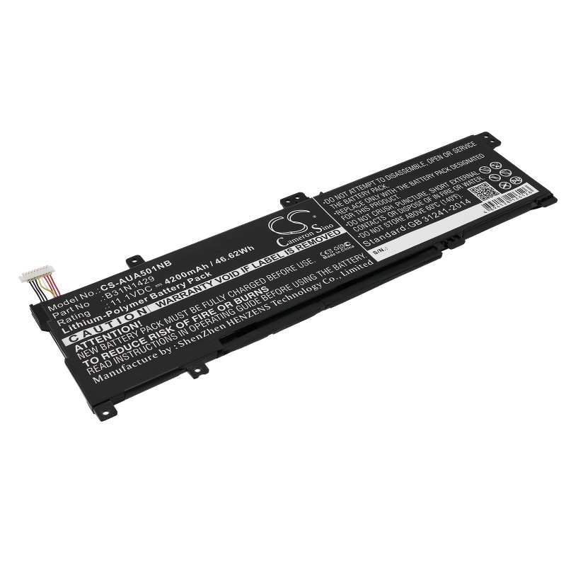 Batterie pour Asus R516UW (4200 mAh/46.62 Wh, 11.1 V)