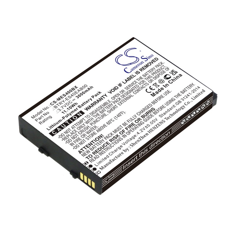 Batterie pour Symbol ES400 (3000 mAh/11.1 Wh, 3.7 V)