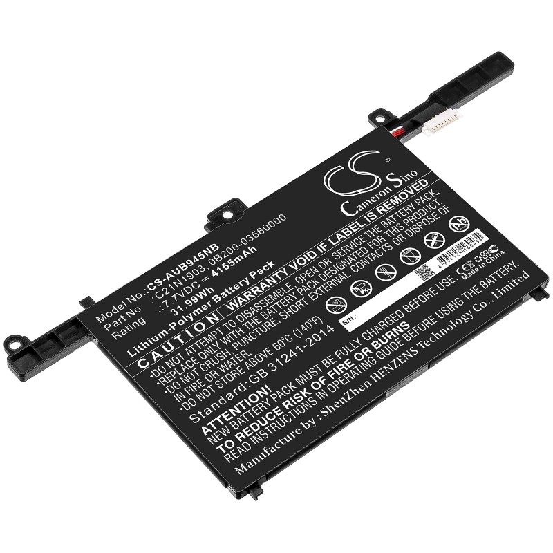 Batterie pour Asus B9450 (4155 mAh/31.99 Wh, 7.7 V)