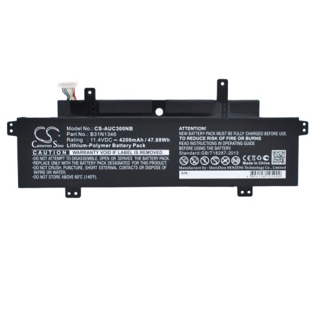 Batterie pour Asus C300MA_C-2A (4200 mAh/47.88 Wh, 11.4 V)