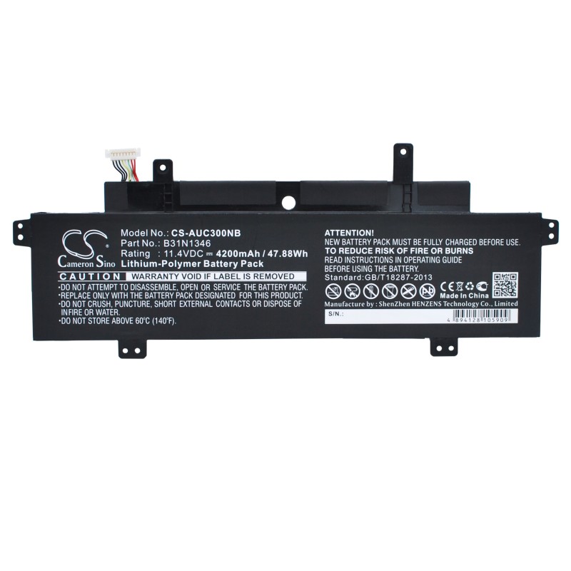 Batterie pour Asus C300MA-DH02 (4200 mAh/47.88 Wh, 11.4 V)