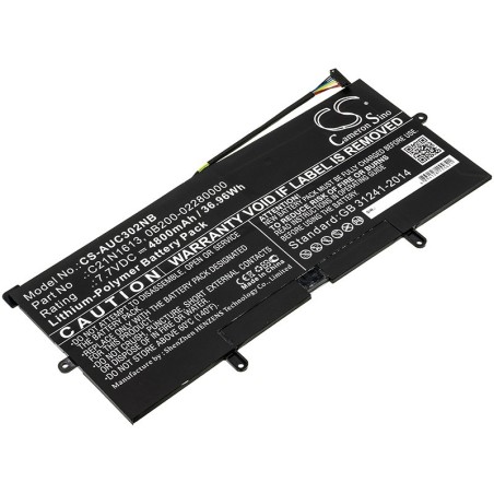 Batterie pour Asus C302CA (4800 mAh/36.96 Wh, 7.7 V)