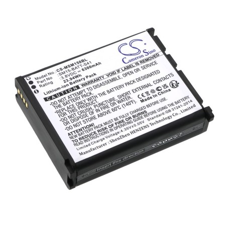 Batterie pour M3 Mobile SM15 (6300 mAh/23.94 Wh, 3.8 V)