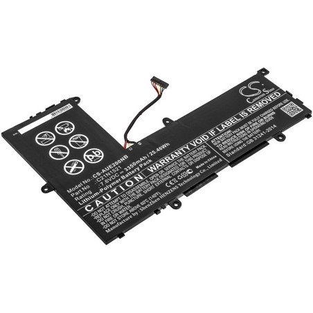 Batterie pour Asus E200HA-1A (3350 mAh/25.46 Wh, 7.6 V)