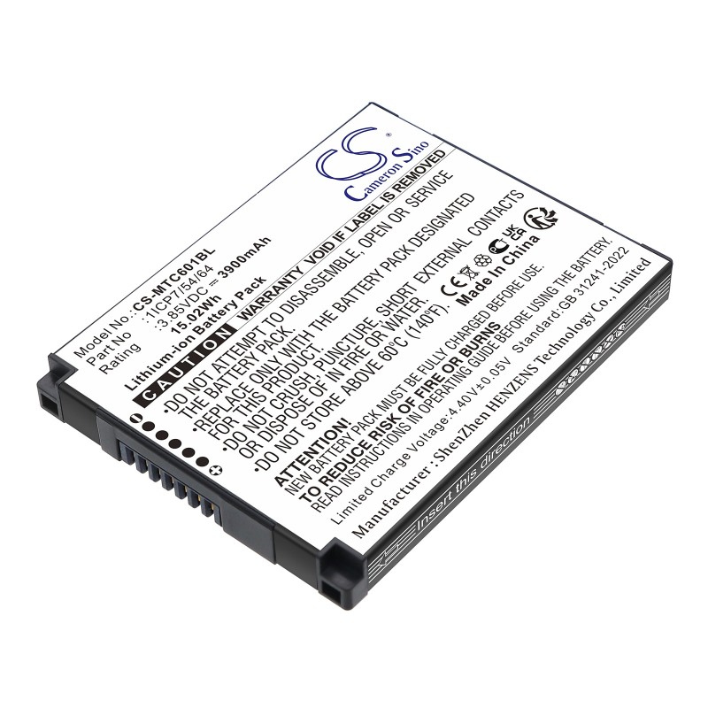 Batterie pour iMozen TC601A (3900 mAh/15.02 Wh, 3.85 V)