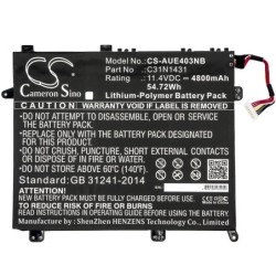 Batterie pour Asus Eee PC E403SA (4800 mAh/54.72 Wh, 11.4 V)