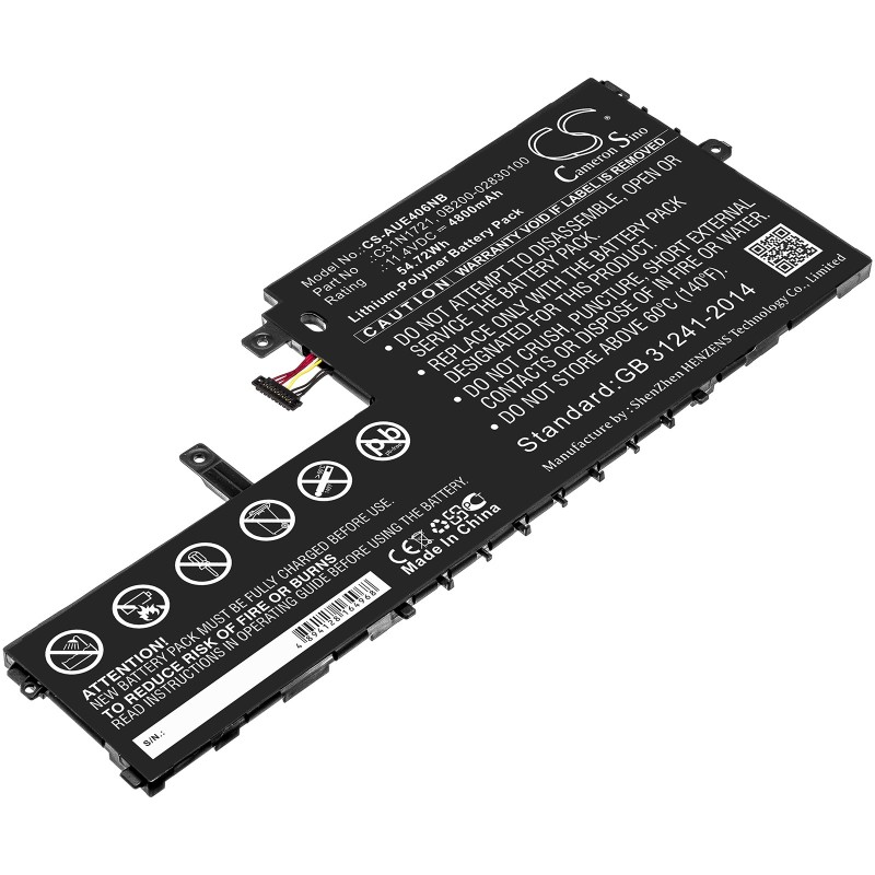 Batterie pour Asus VivoBook E406SA (4800 mAh/54.72 Wh, 11.4 V)