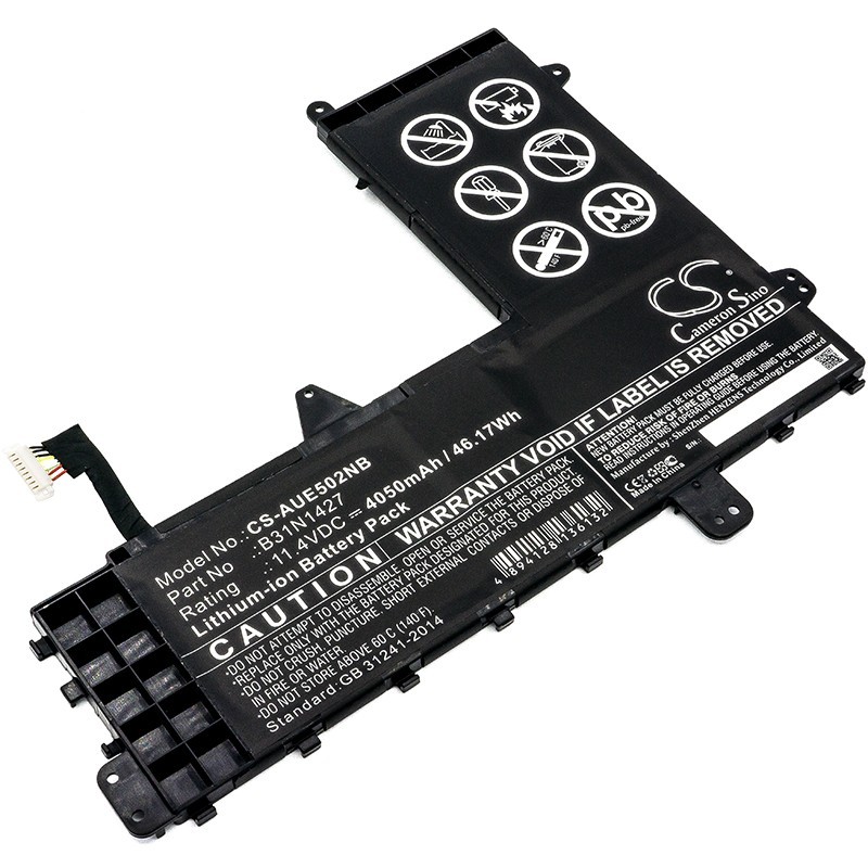 Batterie pour Asus E502M (4050 mAh/46.17 Wh, 11.4 V)