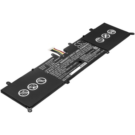 Batterie pour Asus X302UJ-1A (4900 mAh/37.24 Wh, 7.6 V)
