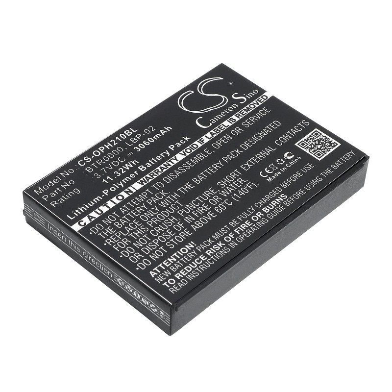 Batterie pour Opticon H21 1D alpha (3060 mAh/11.32 Wh, 3.7 V)