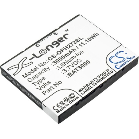 Batterie pour Opticon BAT3000 (3000 mAh/11.1 Wh, 3.7 V)