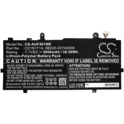 Batterie pour Asus TP401NA-BZ073T (5000 mAh/38.5 Wh, 7.7 V)
