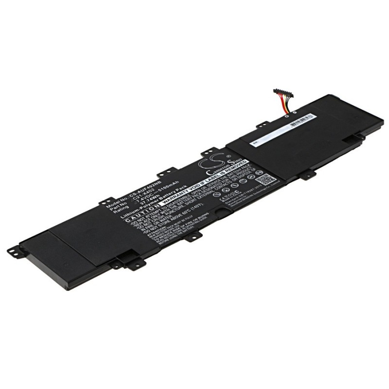 Batterie pour Asus X402CA-WX094D (5100 mAh/37.74 Wh, 7.4 V)