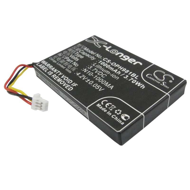Batterie pour Opticon OPL-9727 (1000 mAh/3.7 Wh, 3.7 V)