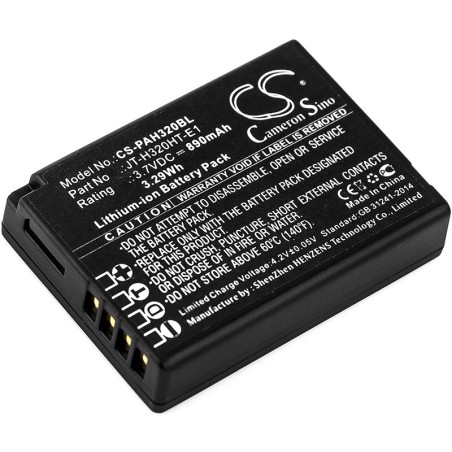 Batterie pour Panasonic Handheld H320 (890 mAh/3.29 Wh, 3.7 V)
