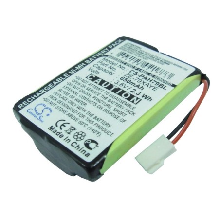 Batterie pour Panasonic Handheld ZE-79 (650 mAh/2.34 Wh, 3.6 V)