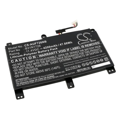 Batterie pour Asus TUF Gaming A15 FA506IC-HN101W (4200 mAh/47.88 Wh, 11.4 V)