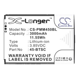 Batterie pour Point Mobile PM45 (3000 mAh/11.55 Wh, 3.85 V)