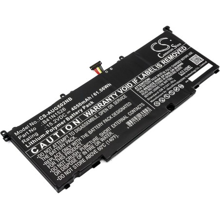 Batterie pour Asus FX60VM (4050 mAh/61.56 Wh, 15.2 V)