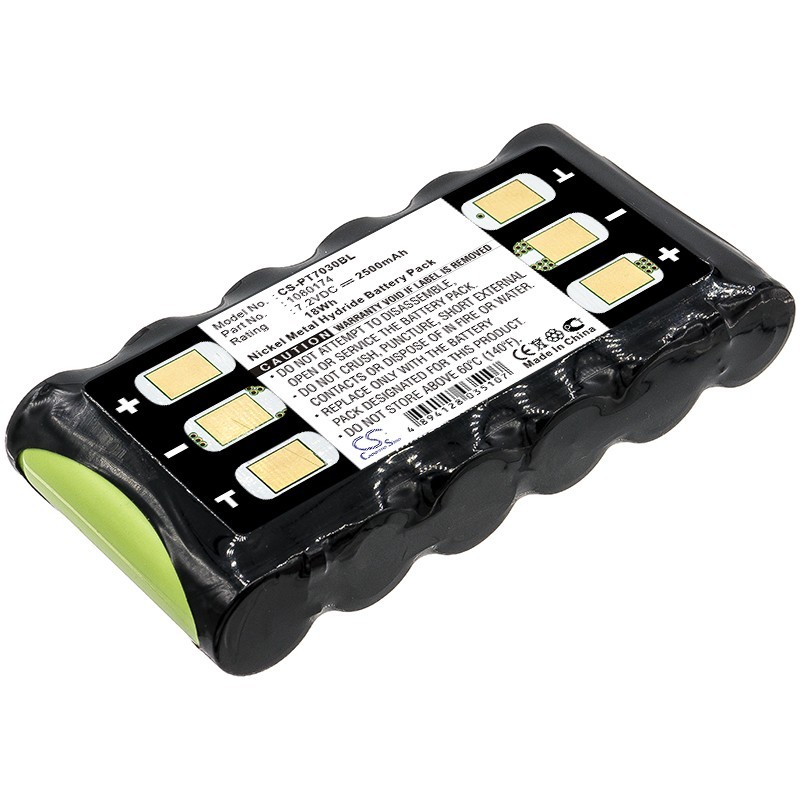 Batterie pour Teklogix 7030 (2500 mAh/18 Wh, 7.2 V)