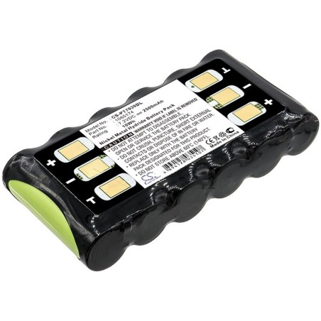Batterie pour Teklogix 7030 (2500 mAh/18 Wh, 7.2 V)
