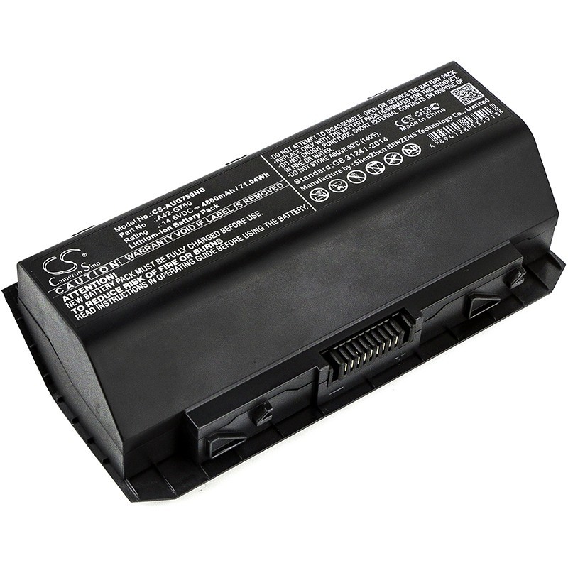 Batterie pour Asus G750JH (4800 mAh/71.04 Wh, 14.8 V)