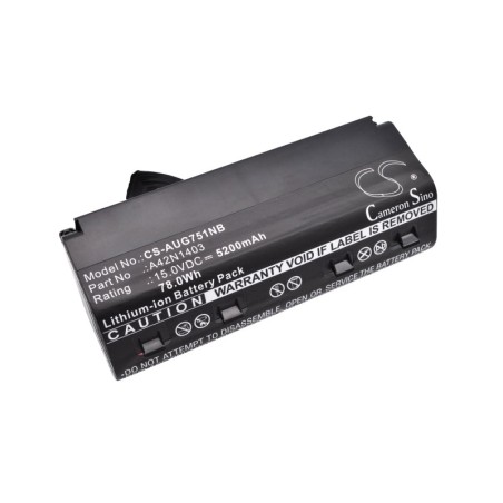 Batterie pour Asus A42LM9H (5200 mAh/78 Wh, 15 V)