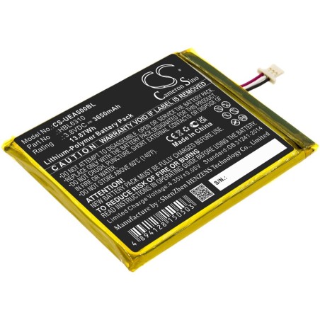 Batterie pour Unitech EA502 (3650 mAh/13.87 Wh, 3.8 V)