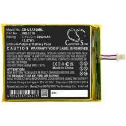 Batterie pour Unitech EA502 (3650 mAh/13.87 Wh, 3.8 V)